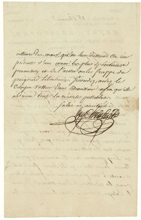 Lot #171 Henri Christophe: Struggling for independence, Christophe calls for a scorched earth campaign against those ?that murdered Liberty? on the same day he burned Cap-Francais - Image 1