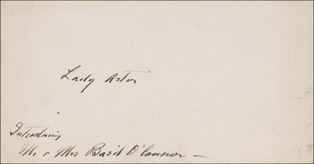 Lot #123 Franklin D. Roosevelt: Roosevelt pines for Lady Astor: “I wish you could be simultaneously a member of the House of Representatives; we need you here” - Image 3