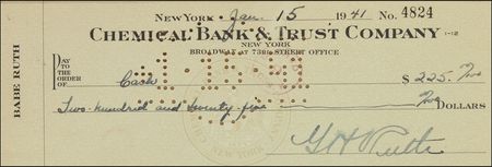 Lot #1403 Babe Ruth: Dinero for the Bambino - Image 2