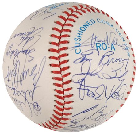 Lot #1186 Baseball: 1991 National League All Stars Baseball - Image 2