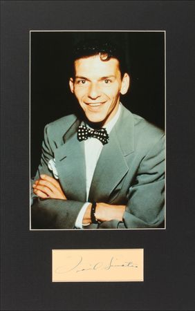 Lot #769 Frank Sinatra Signature - Image 1