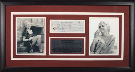 Lot #1035 Marilyn Monroe Check - Image 1