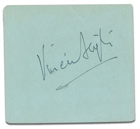 Lot #1001 Vivien Leigh Signature - Image 1