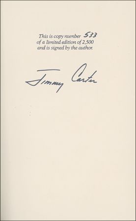 Lot #17 Jimmy Carter Book