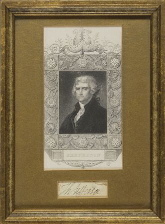 Lot #72 Thomas Jefferson Signature - Image 1