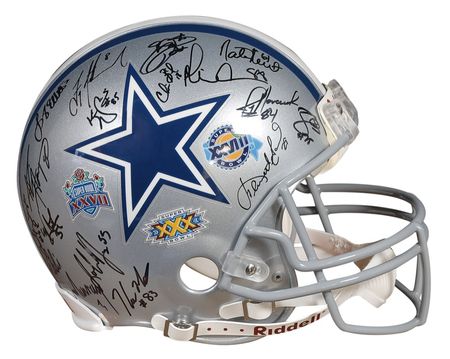 Lot #1238 Dallas Cowboys Football Helmet - Image 1