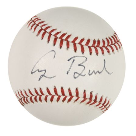 Lot #13 George Bush Baseball