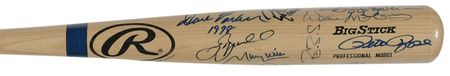 Lot #1173 Baseball Greats Baseball Bat - Image 1