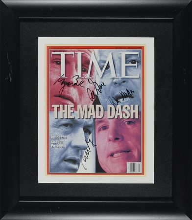 Lot #9 George W. Bush and Opponents Magazine Cover