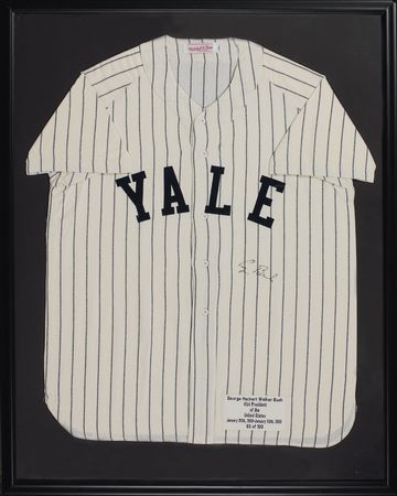 Lot #14 George Bush Baseball Jersey