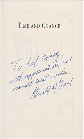 Lot #49 Gerald Ford Book - Image 1