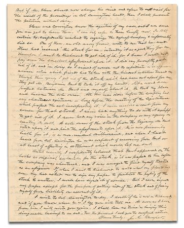 Lot #306 James Kemper Handwritten Letter Signed - Image 1