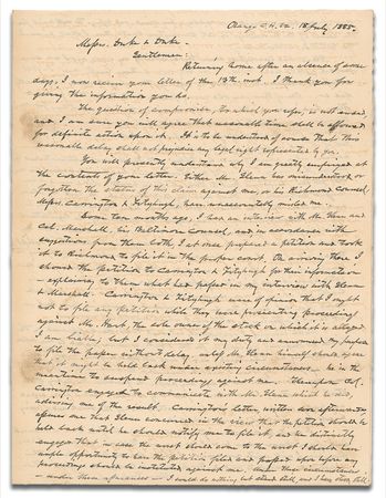 Lot #306 James Kemper Handwritten Letter Signed - Image 2