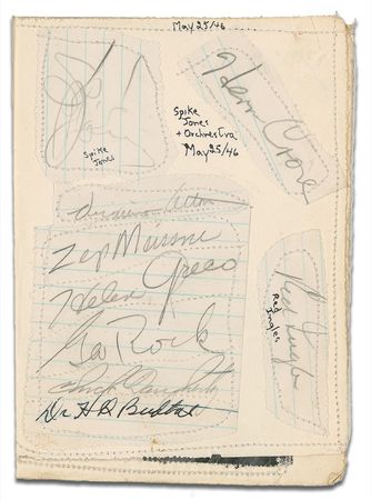 Lot #660 Jazz Autograph Album - Image 1