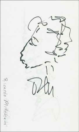 Lot #1031 Robert Mitchum Sketch - Image 1
