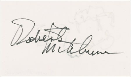 Lot #1031 Robert Mitchum Sketch - Image 2