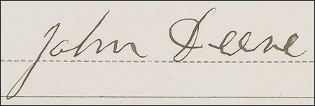 Lot #184 John Deere: An 1872 real estate transaction - Image 2