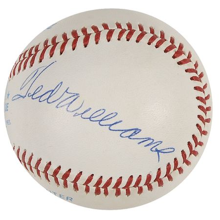 Lot #1443 Ted Williams and Mickey Mantle Baseball - Image 2