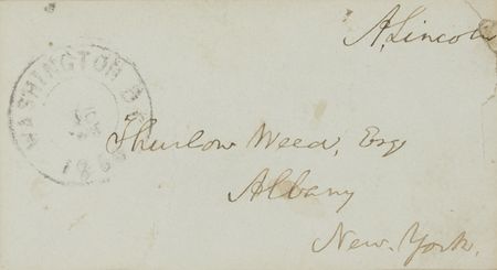 Lot #83 Abraham Lincoln: Writing to a prominent supporter who later came out against the Emancipation Proclamation - Image 2