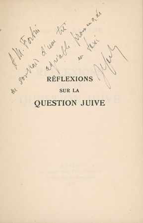 Lot #492 Jean-Paul Sartre Book - Image 1