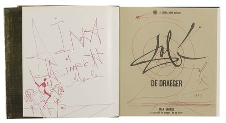 Lot #422 Salvador Dali: With an original drawing of Don Quixote - Image 2