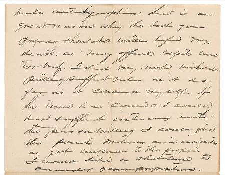 Lot #323 Philip H. Sheridan: “The points, motives, incidents as yet unknown to the people” - Image 2