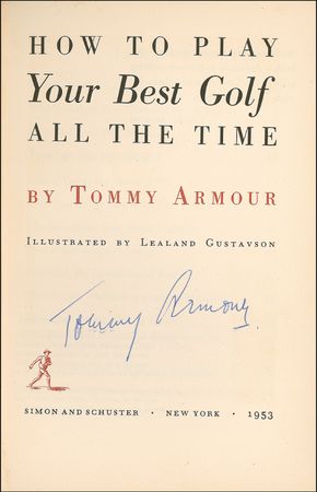 Lot #1170 Tommy Armour Book - Image 1