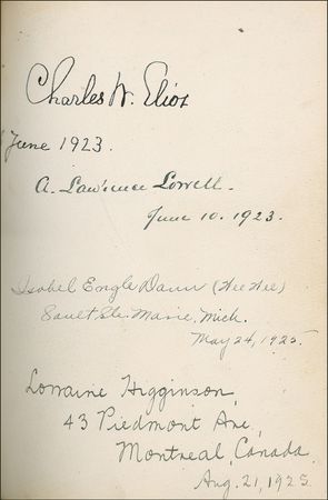 Lot #158 Autograph Album: Including HOUDINI, HOOVER, COHAN, and WILL ROGERS - Image 2