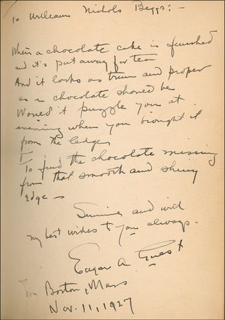 Lot #158 Autograph Album: Including HOUDINI, HOOVER, COHAN, and WILL ROGERS - Image 3