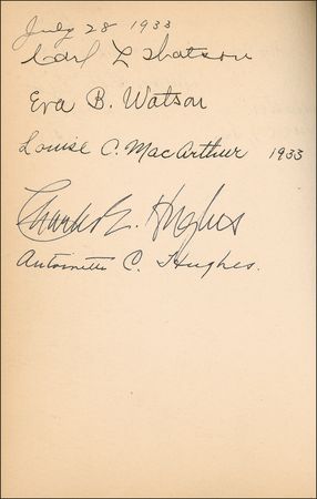Lot #158 Autograph Album: Including HOUDINI, HOOVER, COHAN, and WILL ROGERS - Image 5