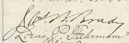 Lot #162 ?Diamond Jim? Brady: RARE GEM: NY taxpayers? petition signed by legendary financier ?DIAMOND JIM? BRADY - Image 2