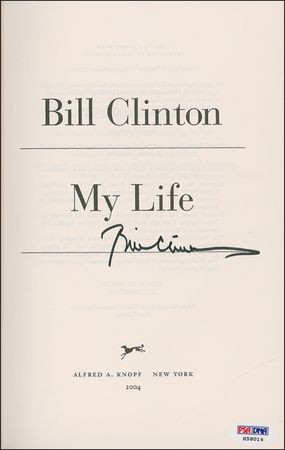 Lot #33 Bill Clinton Book