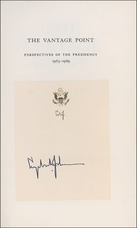 Lot #108 Lyndon B. Johnson Book - Image 1