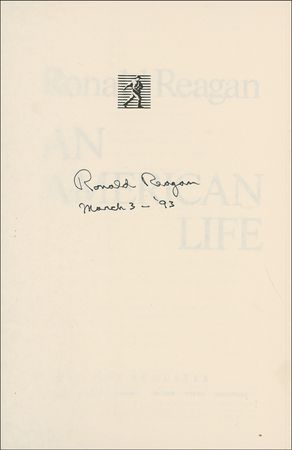 Lot #147 Ronald Reagan Book - Image 1