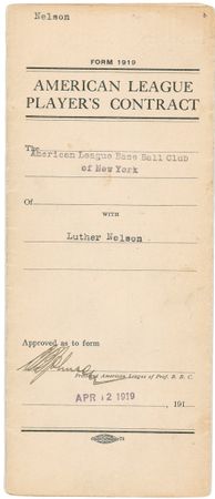 Lot #1448 Ban Johnson and Jacob Ruppert Signed Document - Image 3