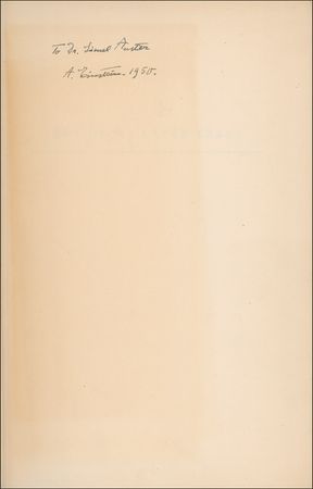 Lot #272 Albert Einstein: Signed ?compendium? including his essay on his most famous equation - Image 1