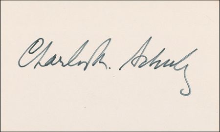 Lot #741 Charles Schulz Signatures - Image 1
