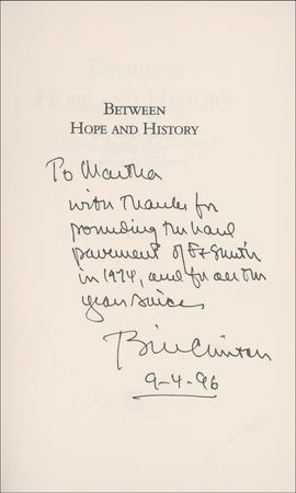 Lot #34 Bill Clinton Book - Image 2