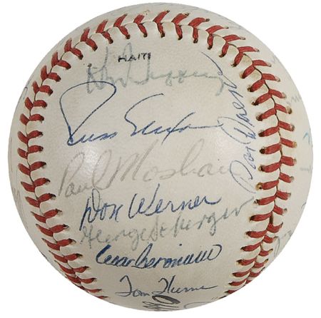 Lot #1395 Cincinnati Reds Baseball - Image 2