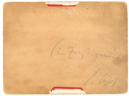 Lot #792 Johannes Brahms: Scarce signed photo of the German master - Image 1