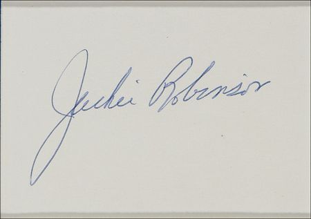 Lot #1513 Jackie Robinson Signature - Image 2