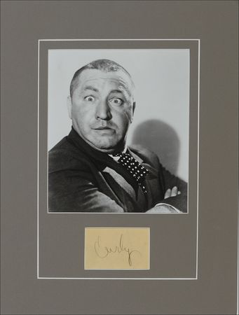 Lot #1311 Three Stooges: Curly Howard Signature - Image 1