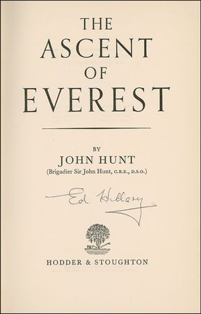 Lot #309 Edmund Hillary Group Lot - Image 1