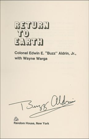Lot #487 Buzz Aldrin Book - Image 1