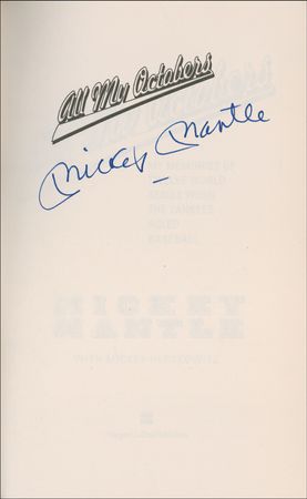 Lot #1470 Mickey Mantle Book - Image 1