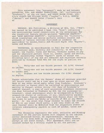 Lot #1229 George Lucas: A novelization of American Graffiti - Image 2