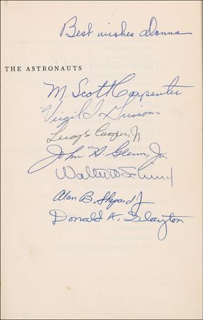 Lot #585 Mercury 7: Complete roster! The Magnificent ?Mercury Seven? - Image 2