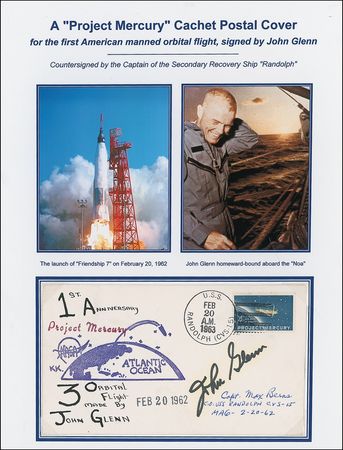 Lot #560 John Glenn First Day Cover - Image 1