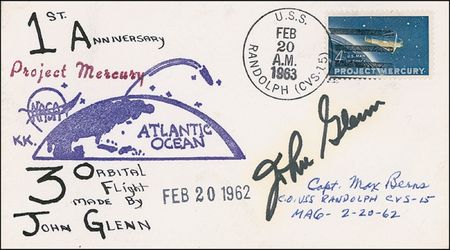 Lot #560 John Glenn First Day Cover - Image 2