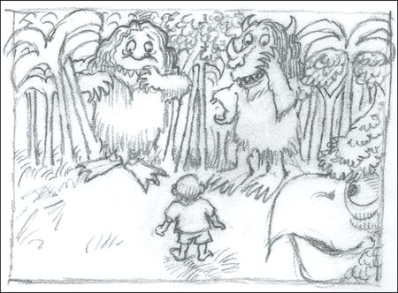 Lot #708 Maurice Sendak: SENDAK draws his ?Wild Things? for an award-winning advertising campaign - Image 2